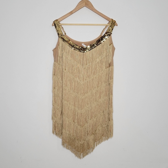 Restock NEW Adult Charleston Flapper Costume L/LX - Picture 9 of 12